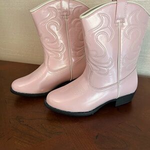 Pink Western Cowboy Boots by Canyon Trails - girls size 2, BRAND NEW